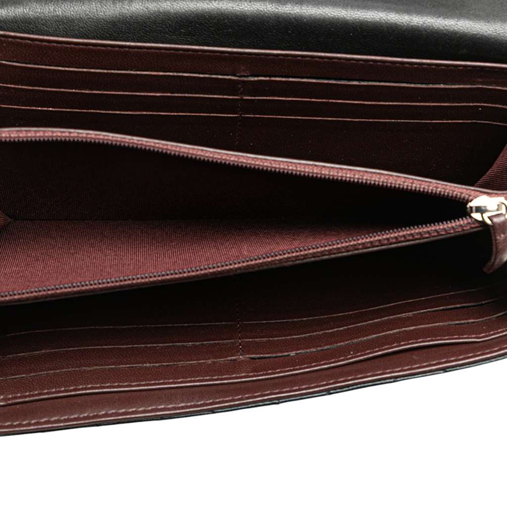 Chanel Quilted Lambskin Flap Long Wallet - 4