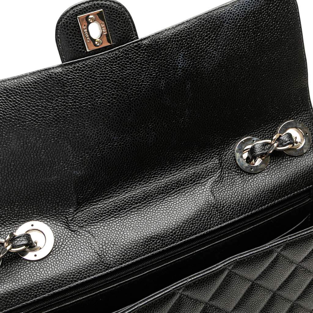 Chanel Jumbo Classic Caviar Single Flap - Image 10