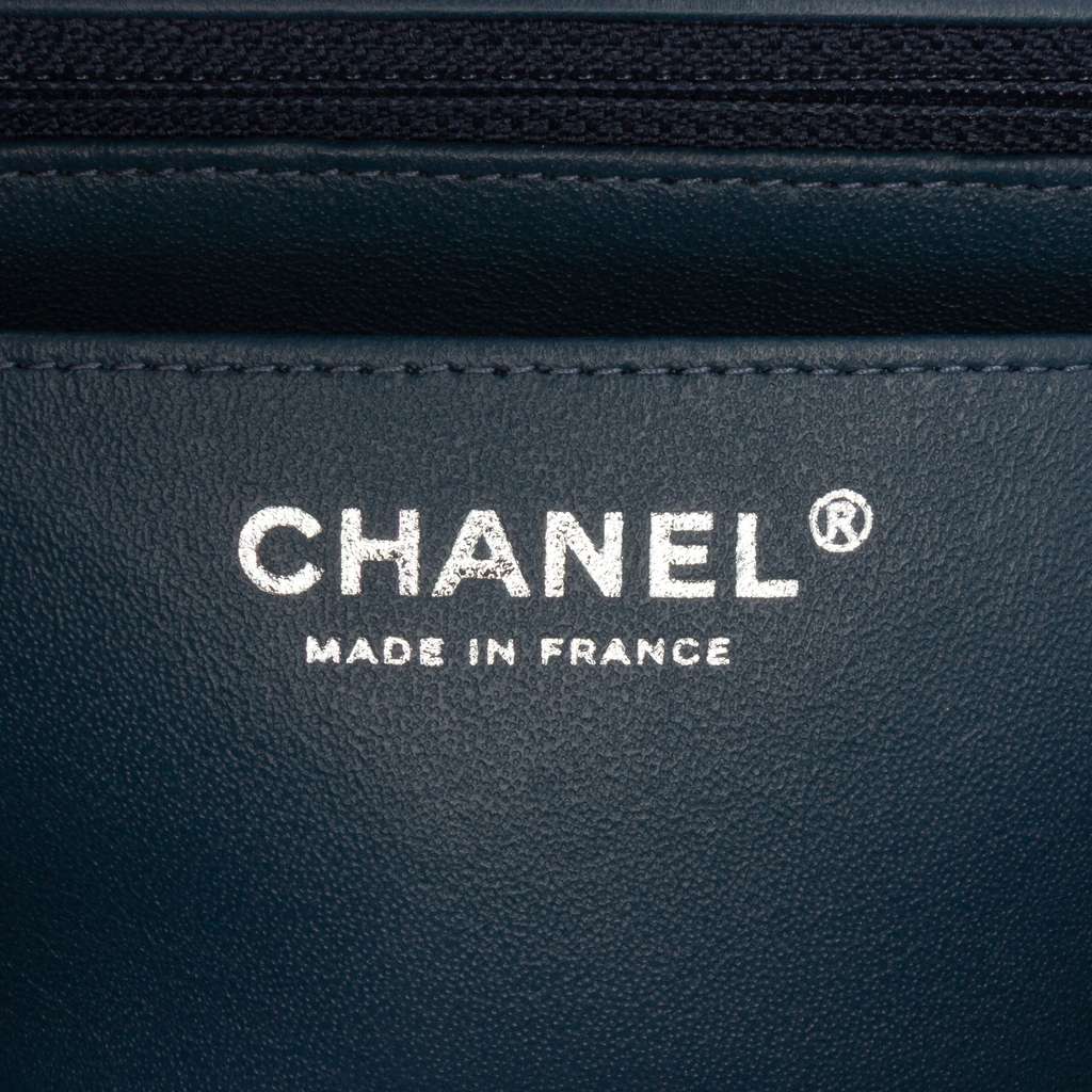 Chanel Mini Rectangular Classic Lambskin Single Flap - Side view