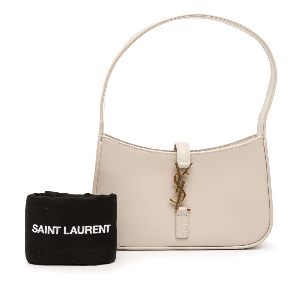Saint Laurent Mini Smooth Calfskin Le 5 a 7 Hobo - Image 13