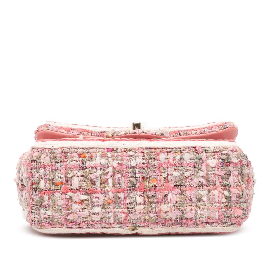 Chanel Mini Rectangular Classic Tweed Braid Flap - 3