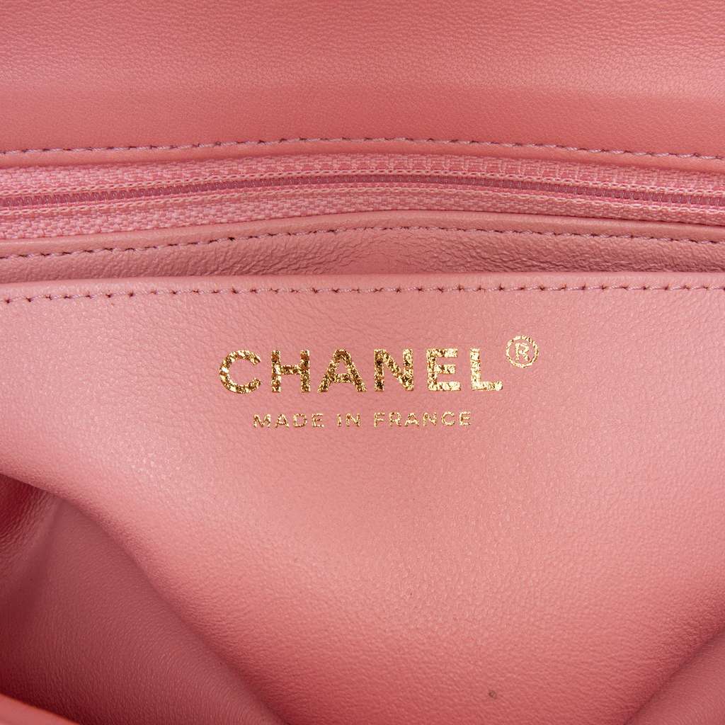 Chanel Mini Rectangular Classic Tweed Braid Flap - 5