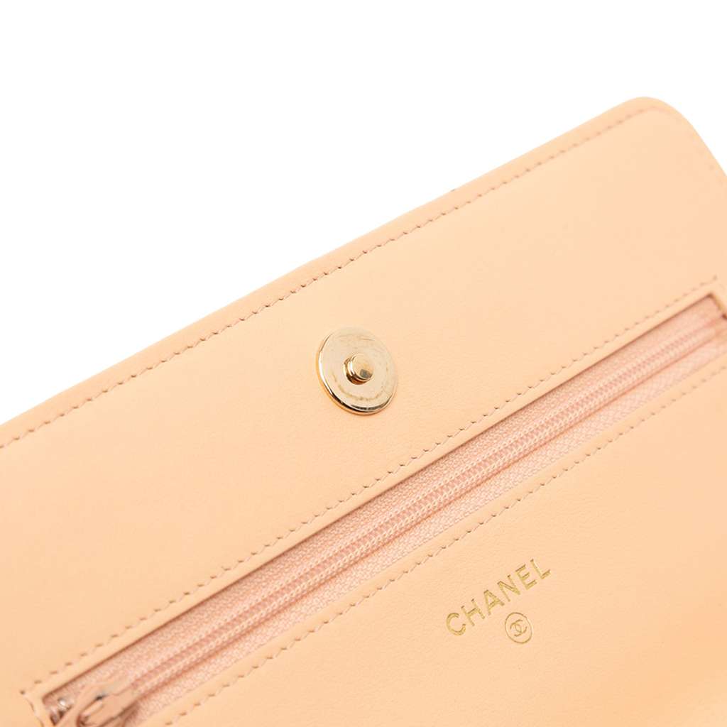 Chanel Quilted Tweed Candy Cotton and Beach Ball Wallet On Chain - Detail 2