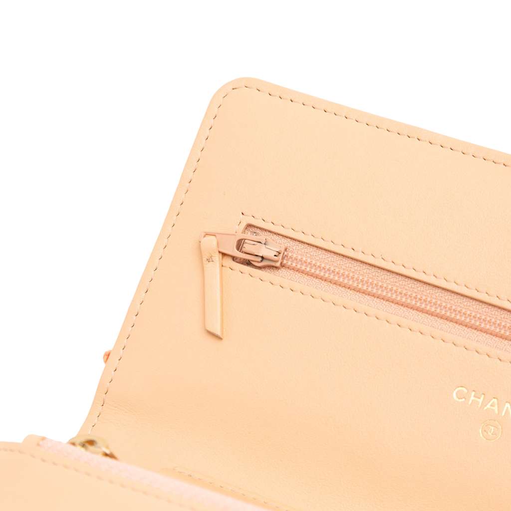 Chanel Quilted Tweed Candy Cotton and Beach Ball Wallet On Chain - Image 10