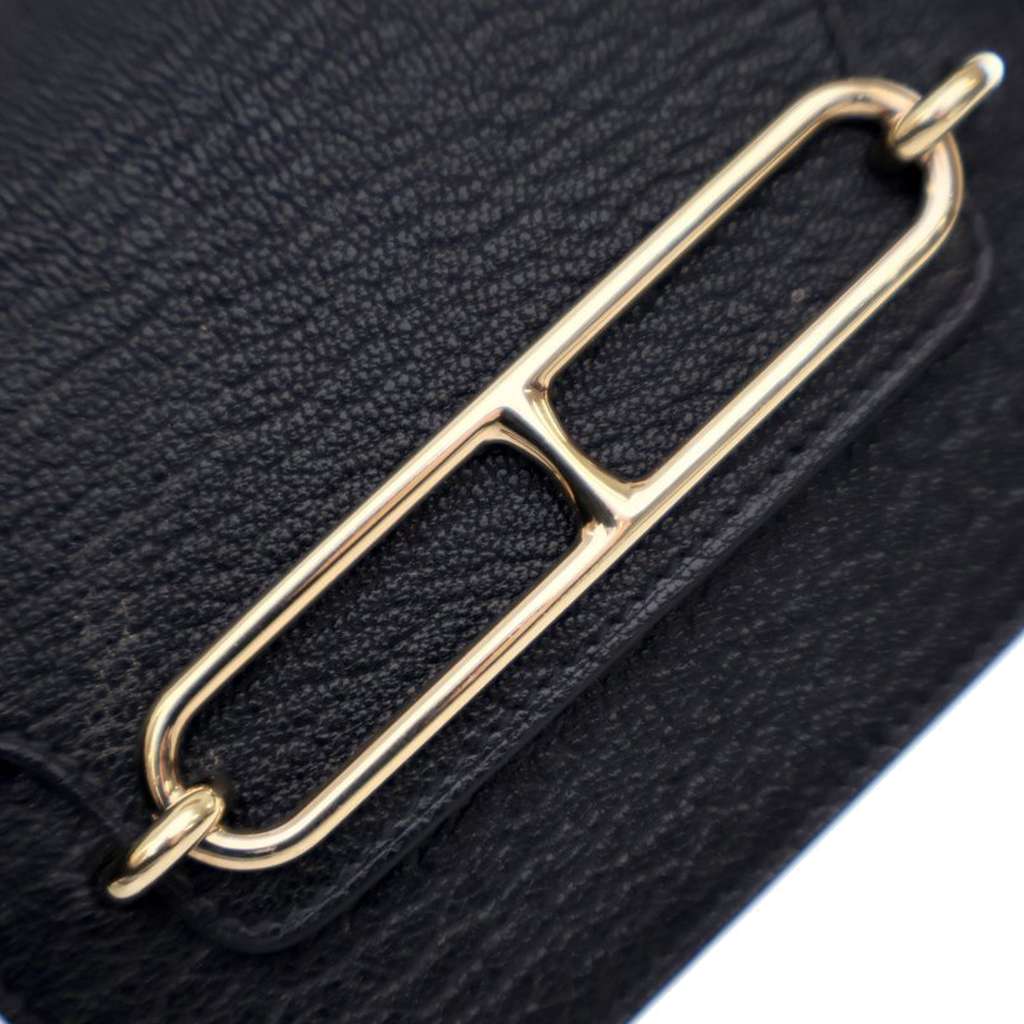 Hermès Chevre Mysore Roulis Slim Wallet - Side view