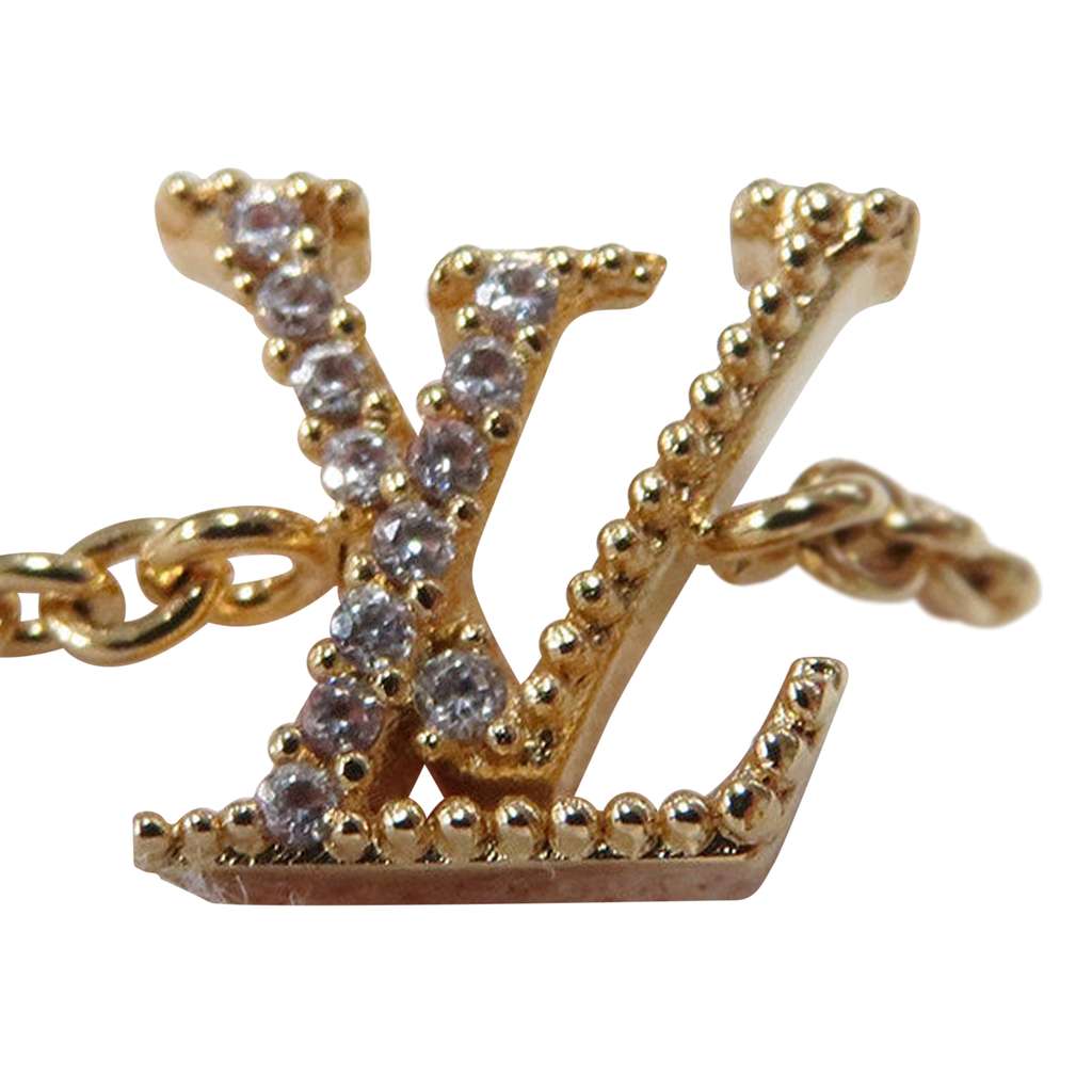 Louis Vuitton Gold Plated Crystal Iconic Bracelet - Detail 1
