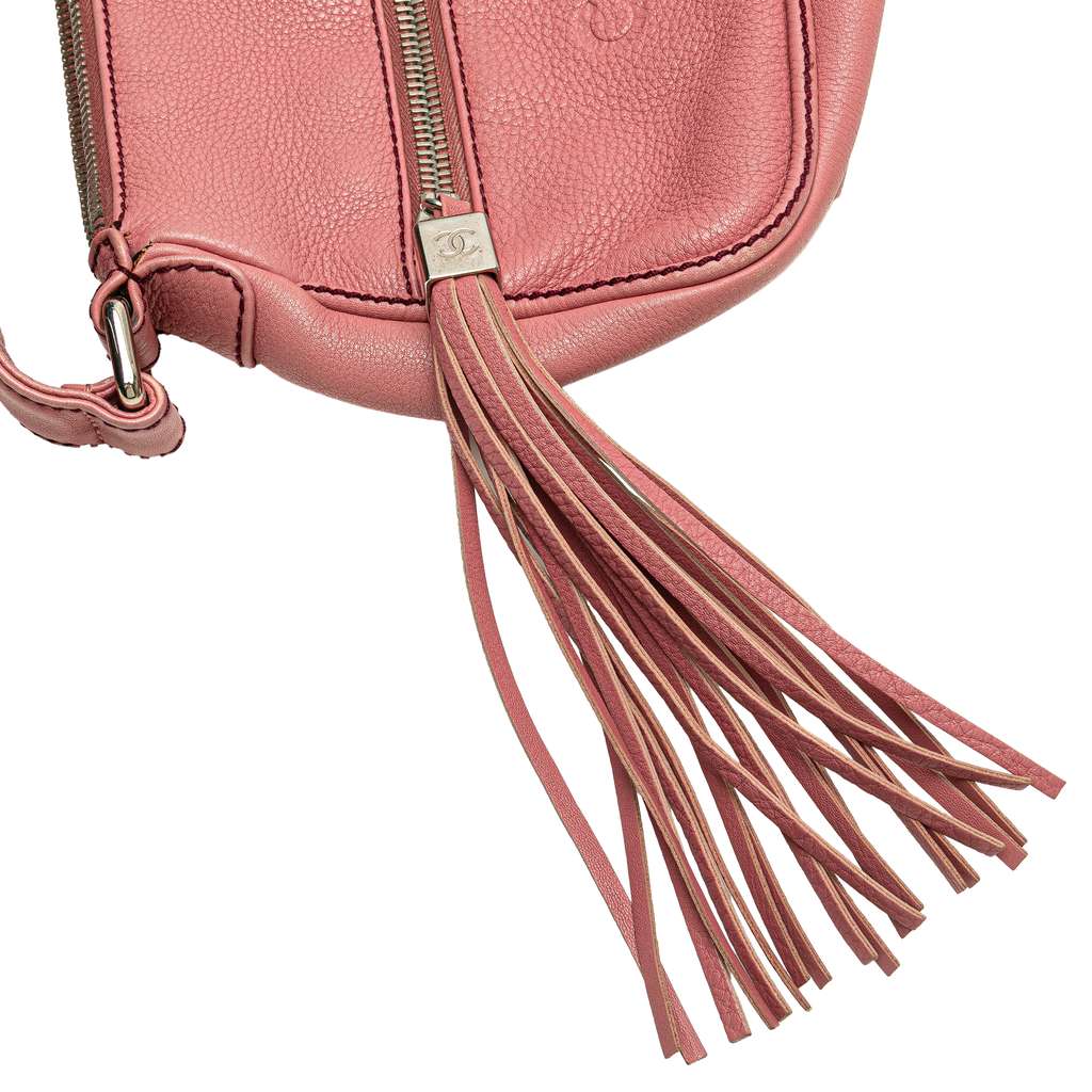 Chanel Calfskin LAX Front Pocket Shoulder Bag - Image 12