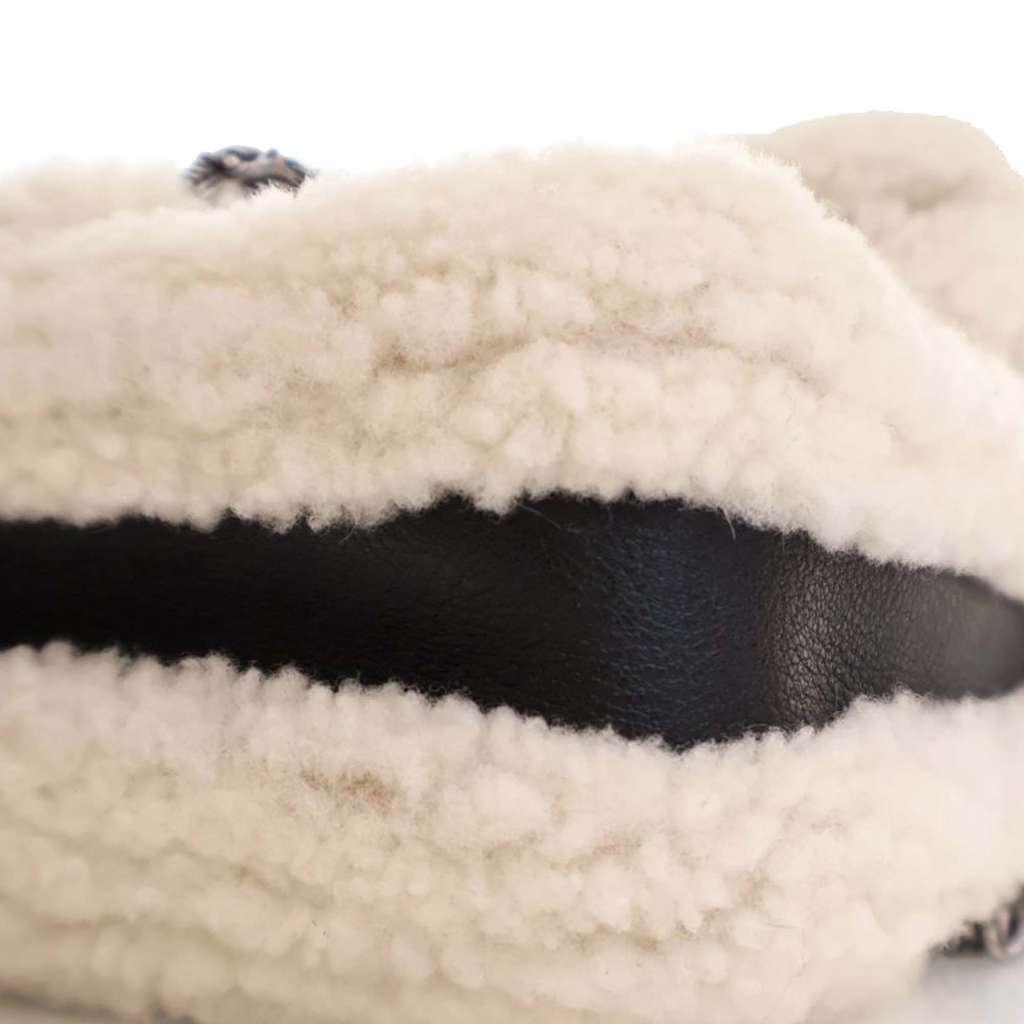 Gucci Mini Leather and Shearling Dionysus Top Handle Bag - Image 10