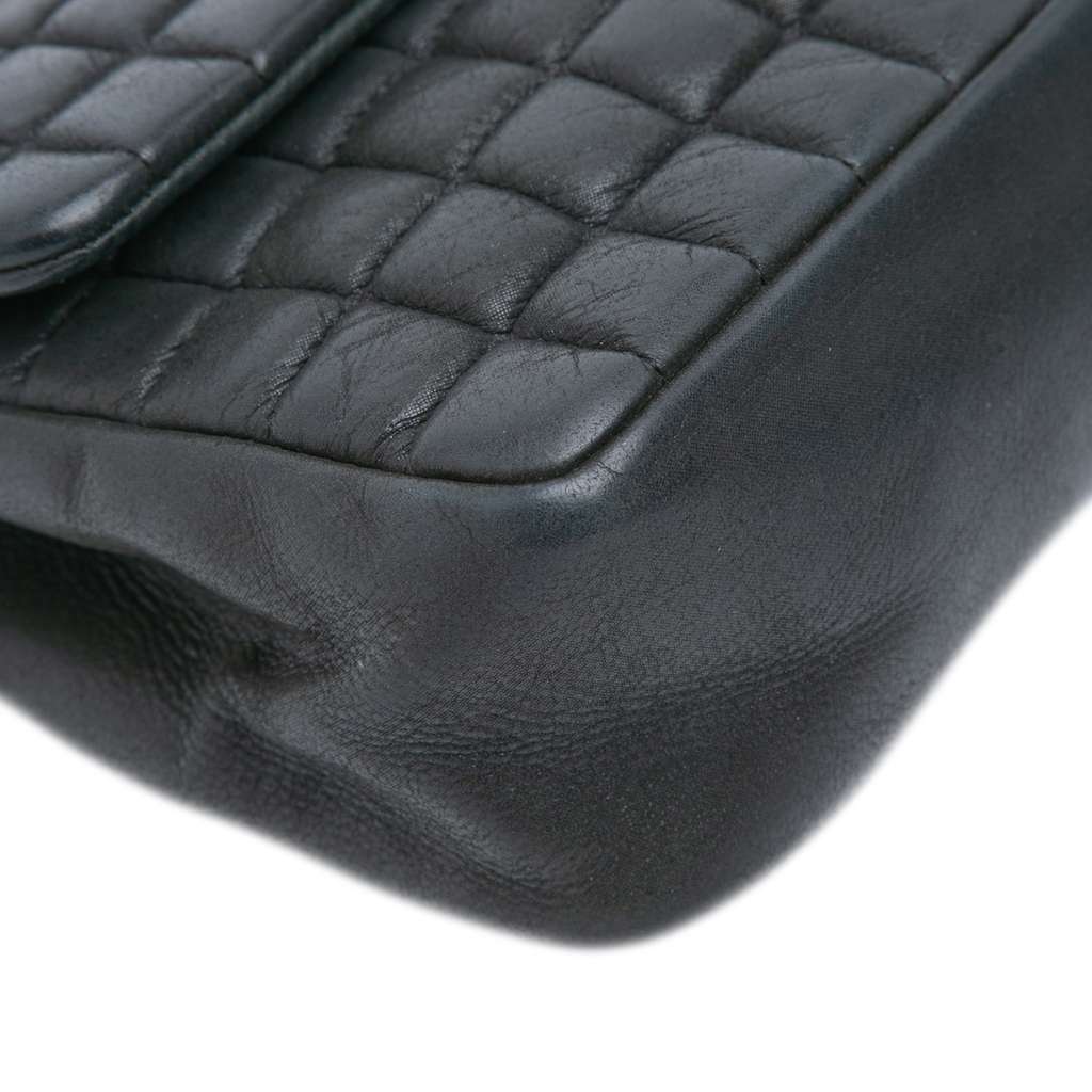 Chanel Chocolate Bar Iridescent Calfskin Bubble Flap - Image 11