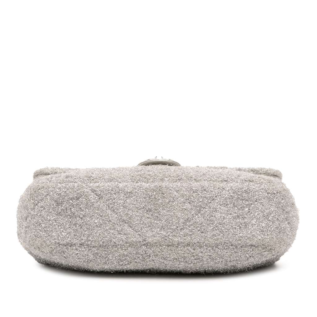 Chanel Medium Quilted Lurex Ground Control Pluto Glitter Flap - Image 6