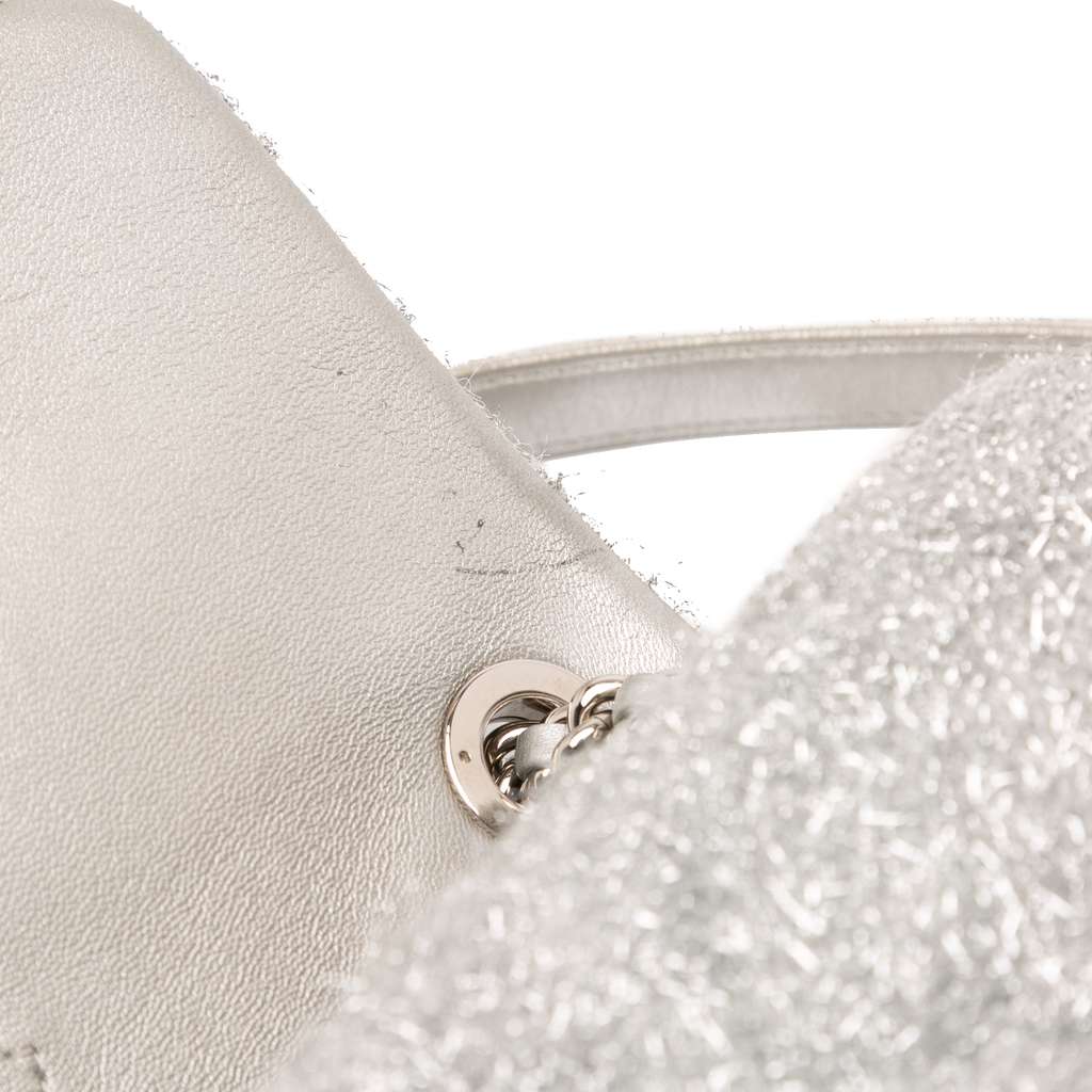Chanel Medium Quilted Lurex Ground Control Pluto Glitter Flap - Image 11