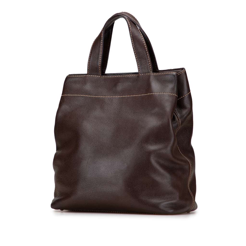 Chanel CC Caviar Turnlock Tote - 2