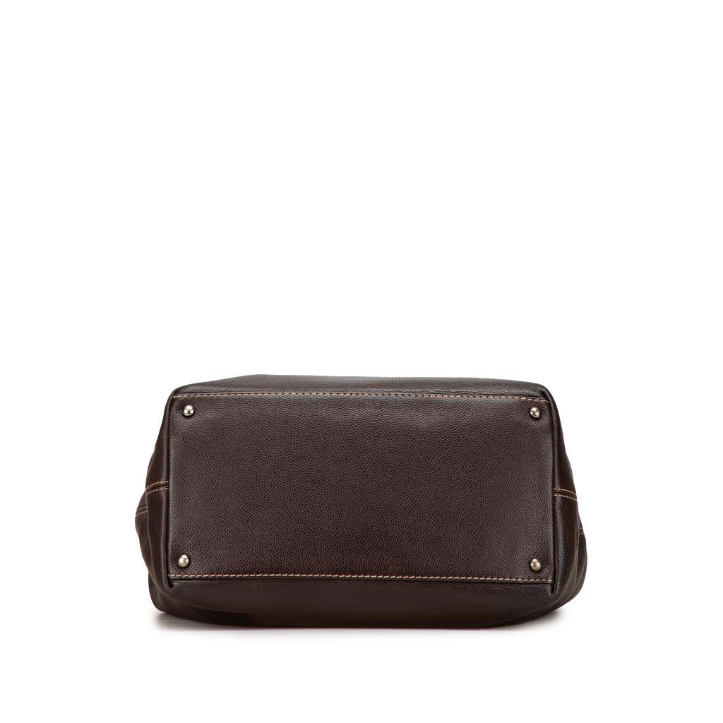 Chanel CC Caviar Turnlock Tote - 3