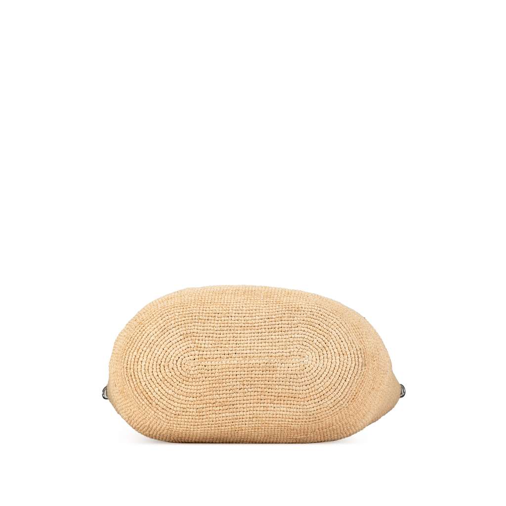 Loewe Large Raffia Slit Satchel - 4