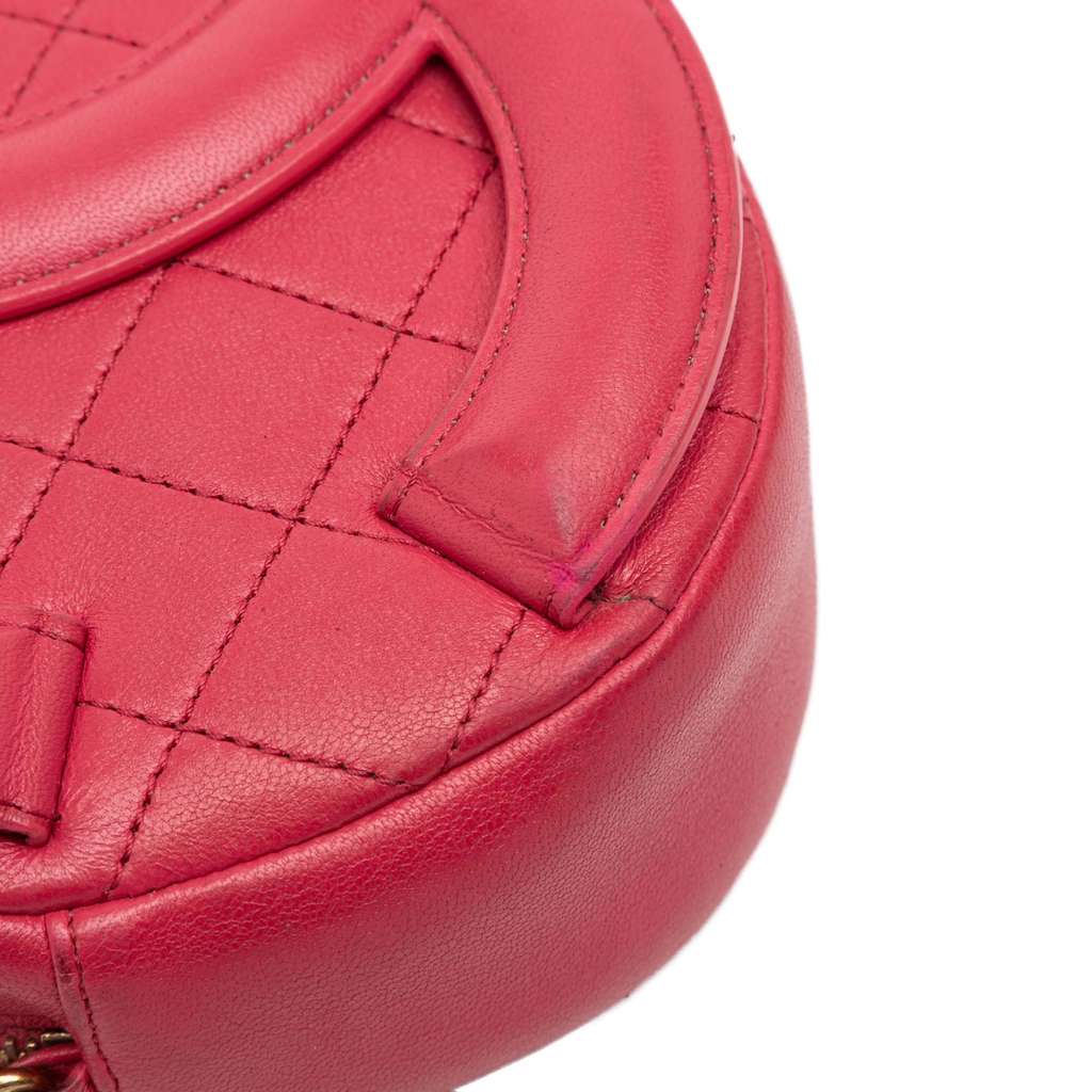 Chanel CC Quilted Lambskin Coco Midnight Camera Bag - Image 10