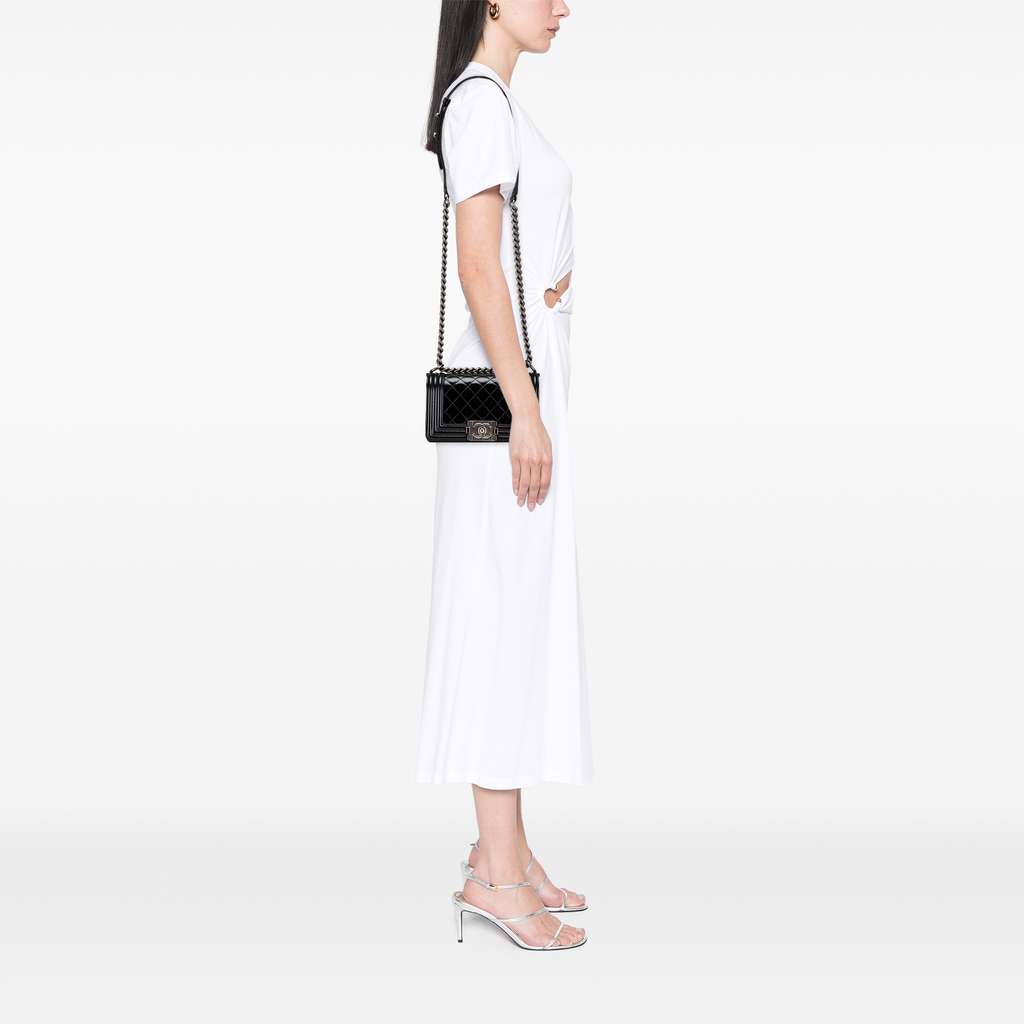 Chanel Small Quilted Patent Boy Flap - Image 12