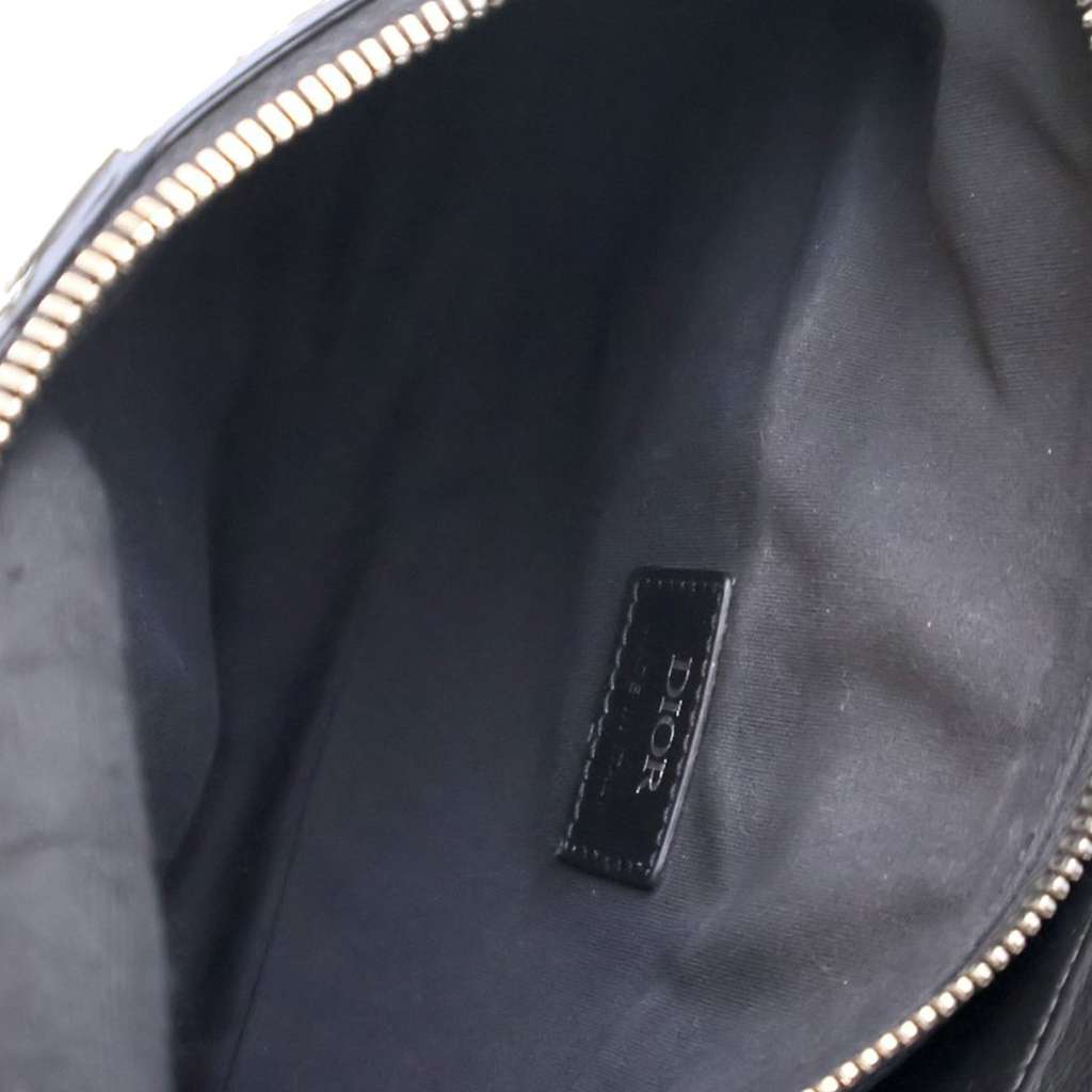 Dior Oblique Perforated Calfskin Galaxy Saddle Bag - Image 6