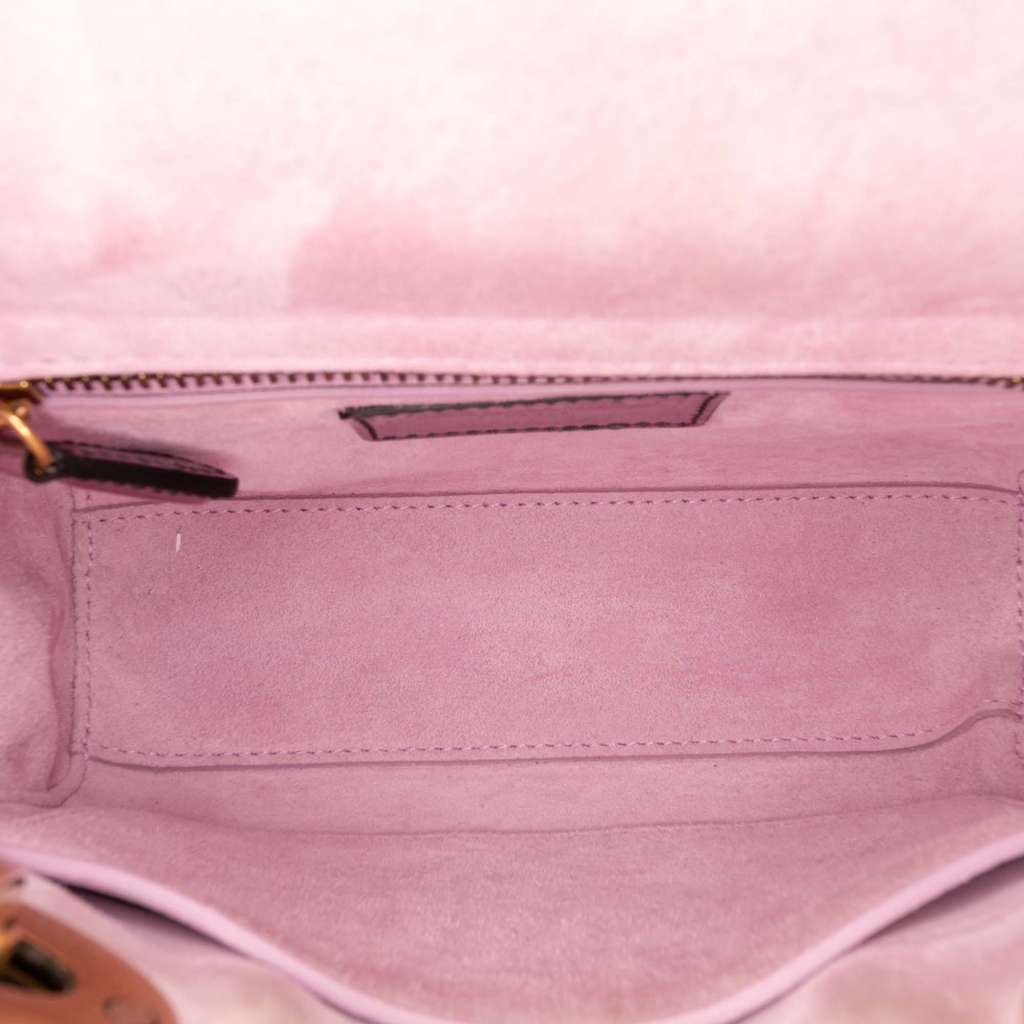 Dior Mini Metallic Glazed Calfskin Lady Dior - 4