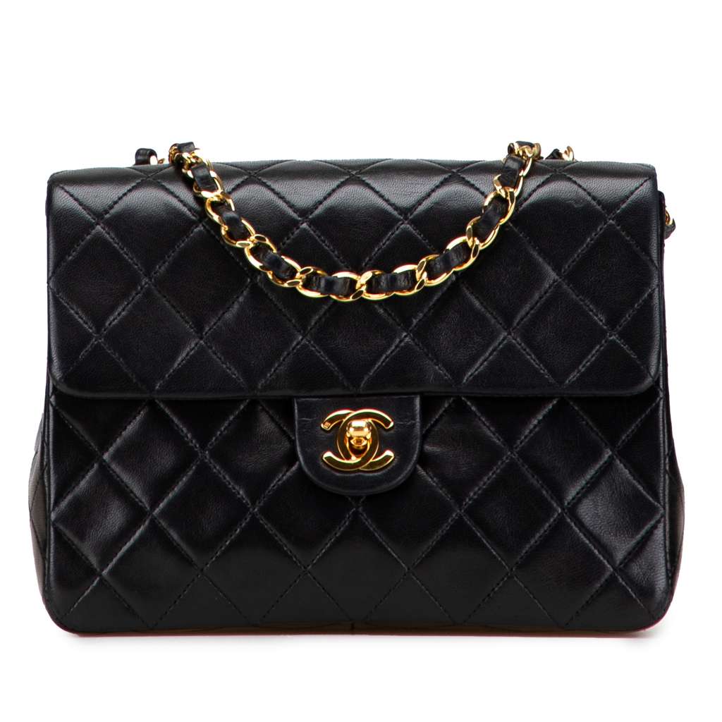 Chanel Small Square Quilted Lambskin Flap