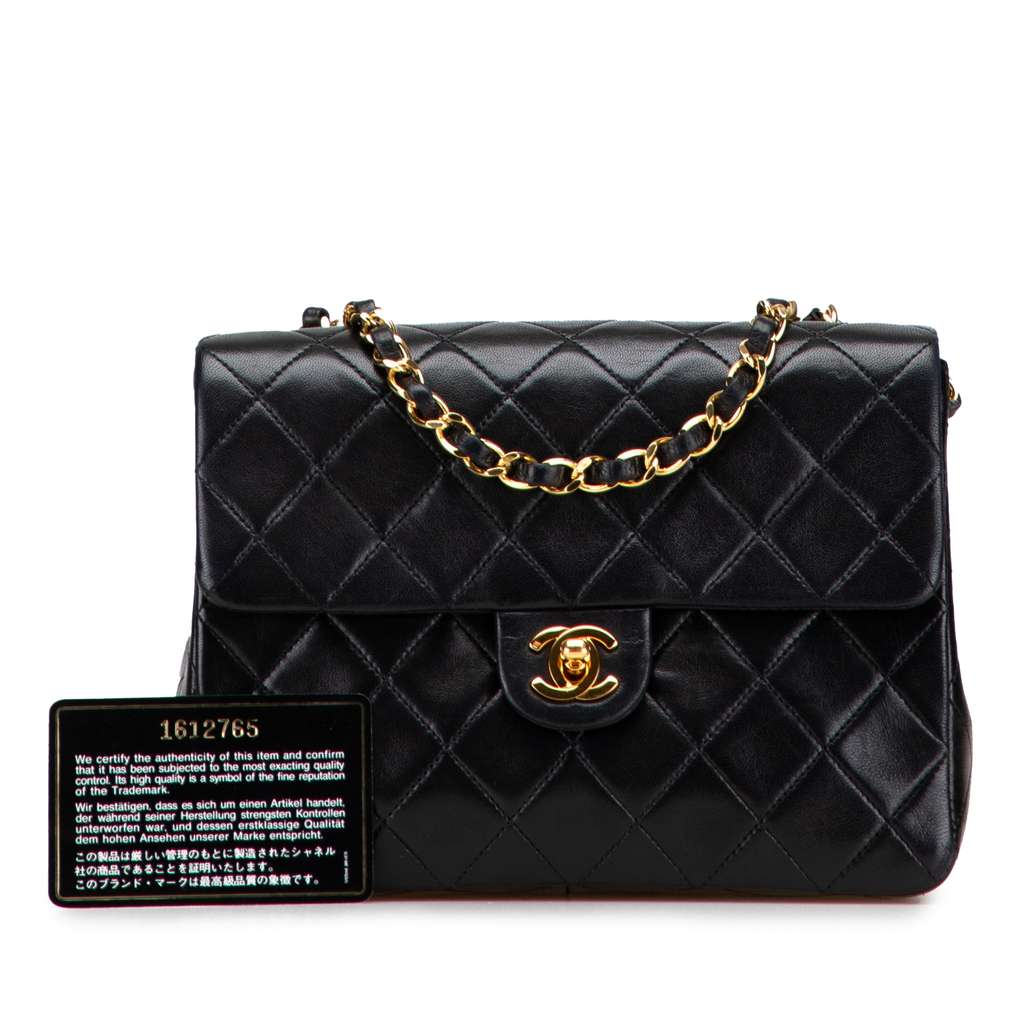 Chanel Small Square Quilted Lambskin Flap - Image 12