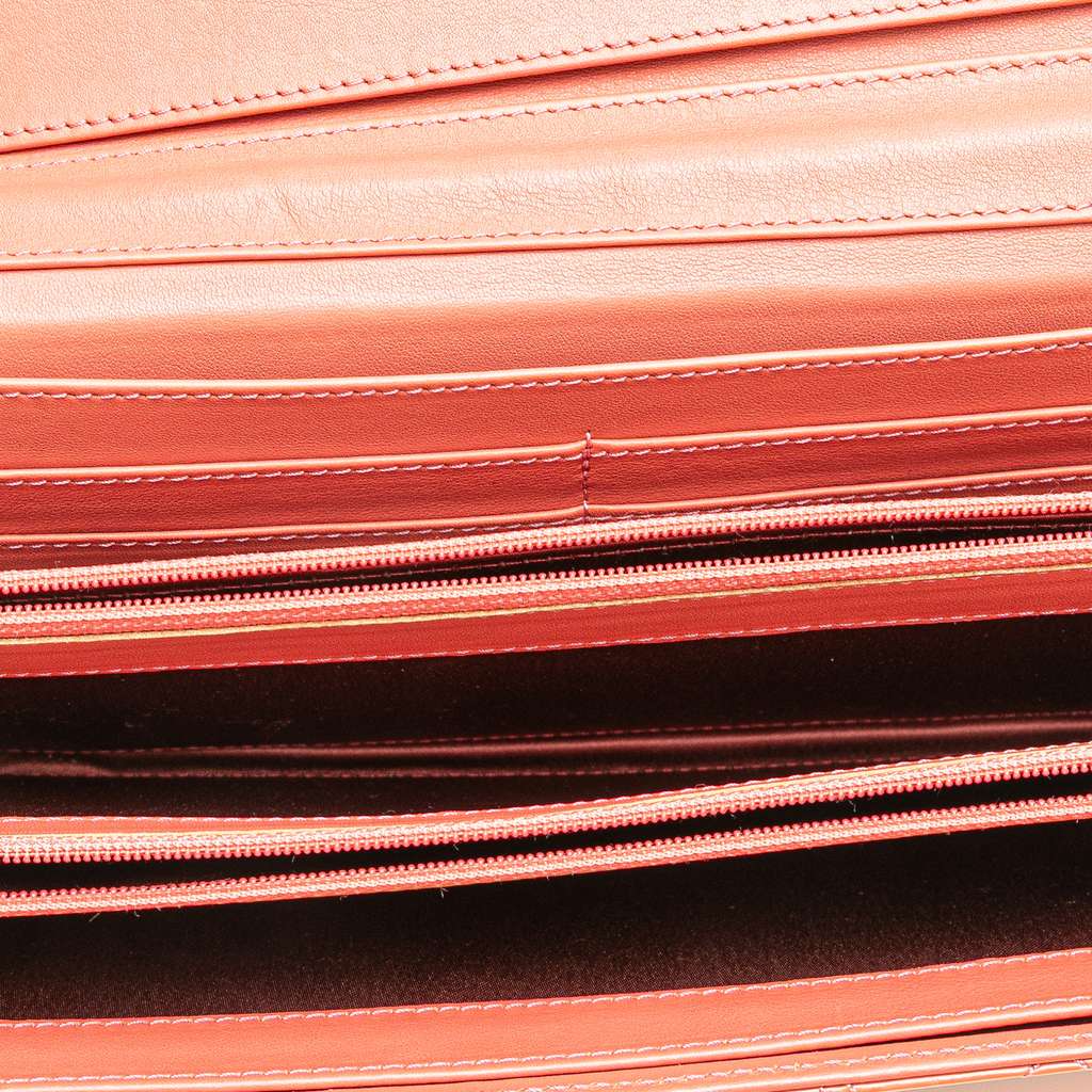 Chanel Quilted Patent Brilliant East West Wallet On Chain - 4