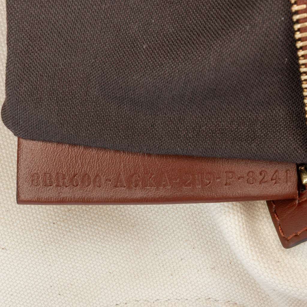 Fendi Sarah Coleman Zucca Embroidered Canvas Fish Eye Vertigo Baguette Satchel - Detail 1