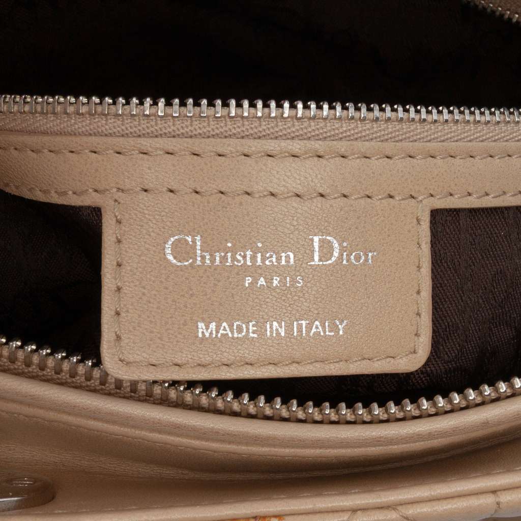 Dior Large Lambskin Cannage Lady Dior - 5