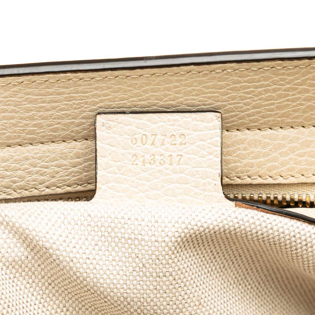 Gucci Medium Dollar Calf Soho Top Handle Convertible Tote - Side view