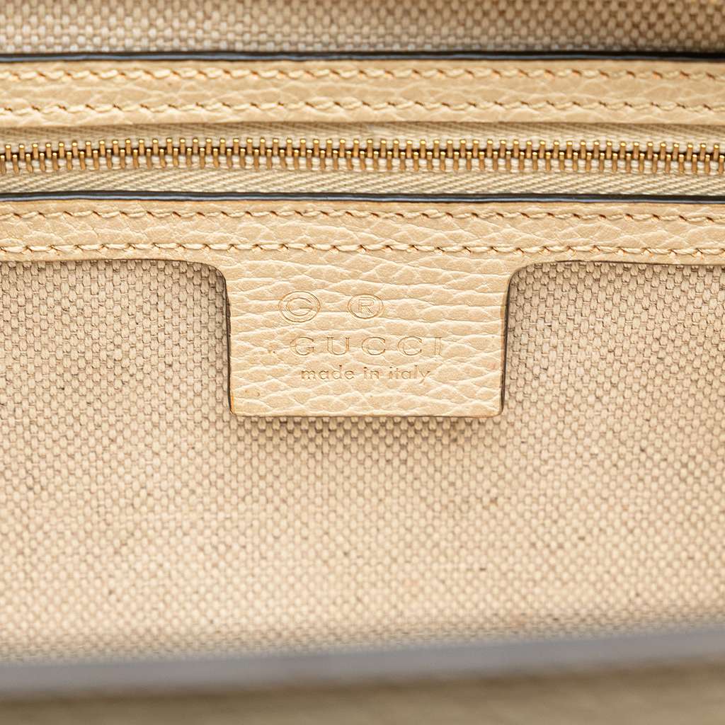 Gucci Medium Dollar Calf Soho Top Handle Convertible Tote - Detail 1