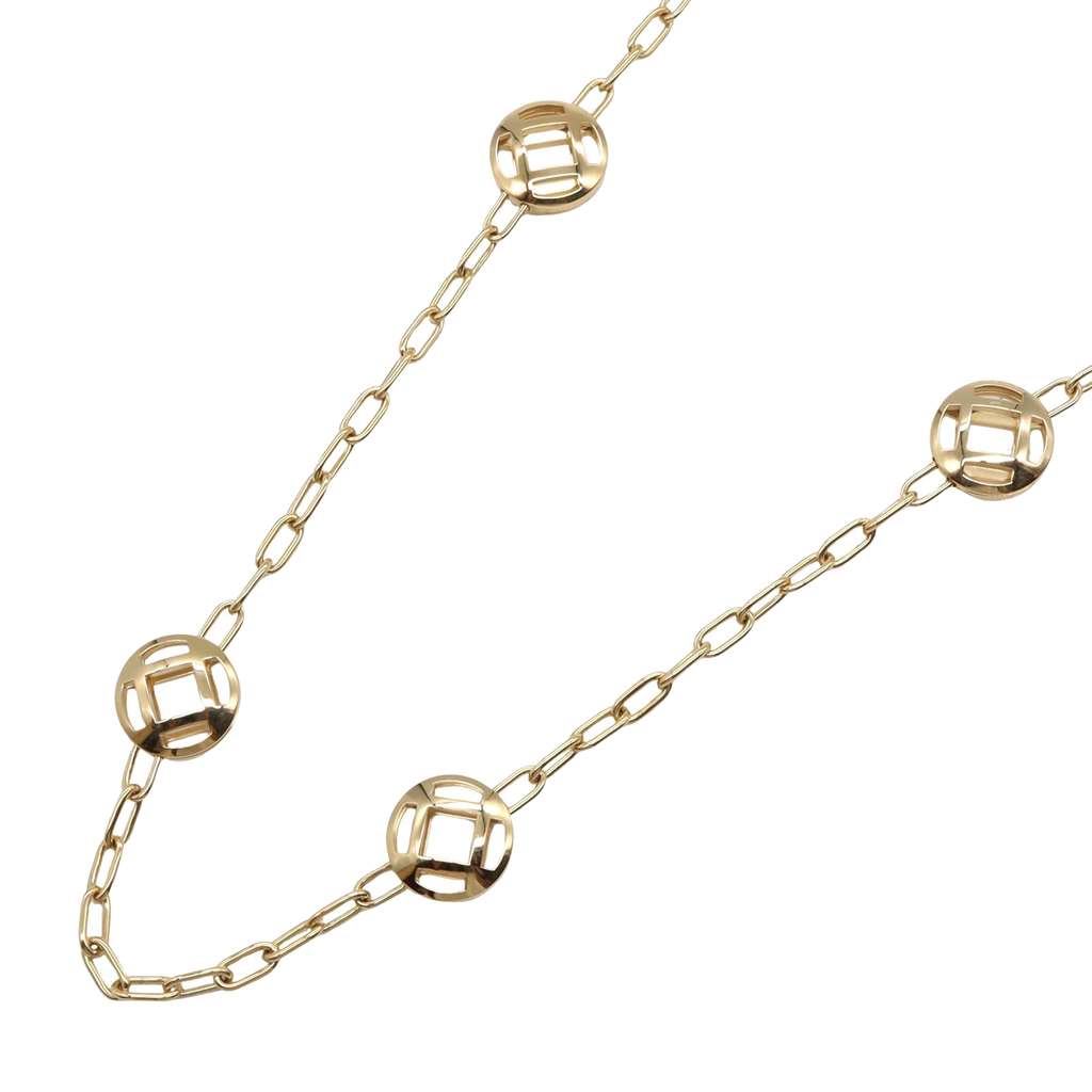 Cartier 18K Yellow Gold 9 Grid Pasha de Cartier Necklace - 4