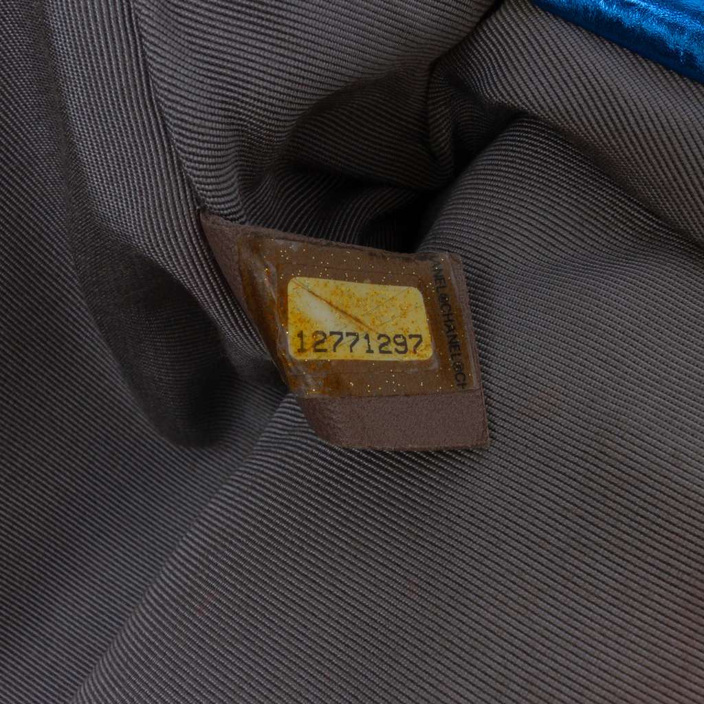 Chanel Multicolor Metallic Quilted Calfskin Modern Chain Flap Frame Bag - Side view