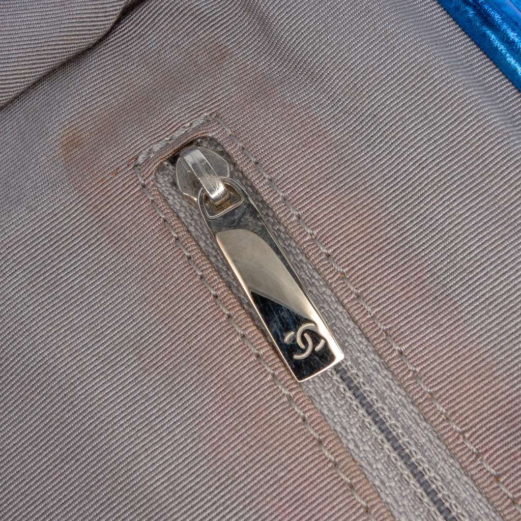 Chanel Multicolor Metallic Quilted Calfskin Modern Chain Flap Frame Bag - Detail 1