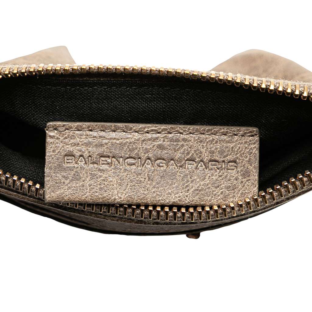 Balenciaga Lambskin Motocross Giant 12 Porte Monnaie Zip Coin Purse - Side view