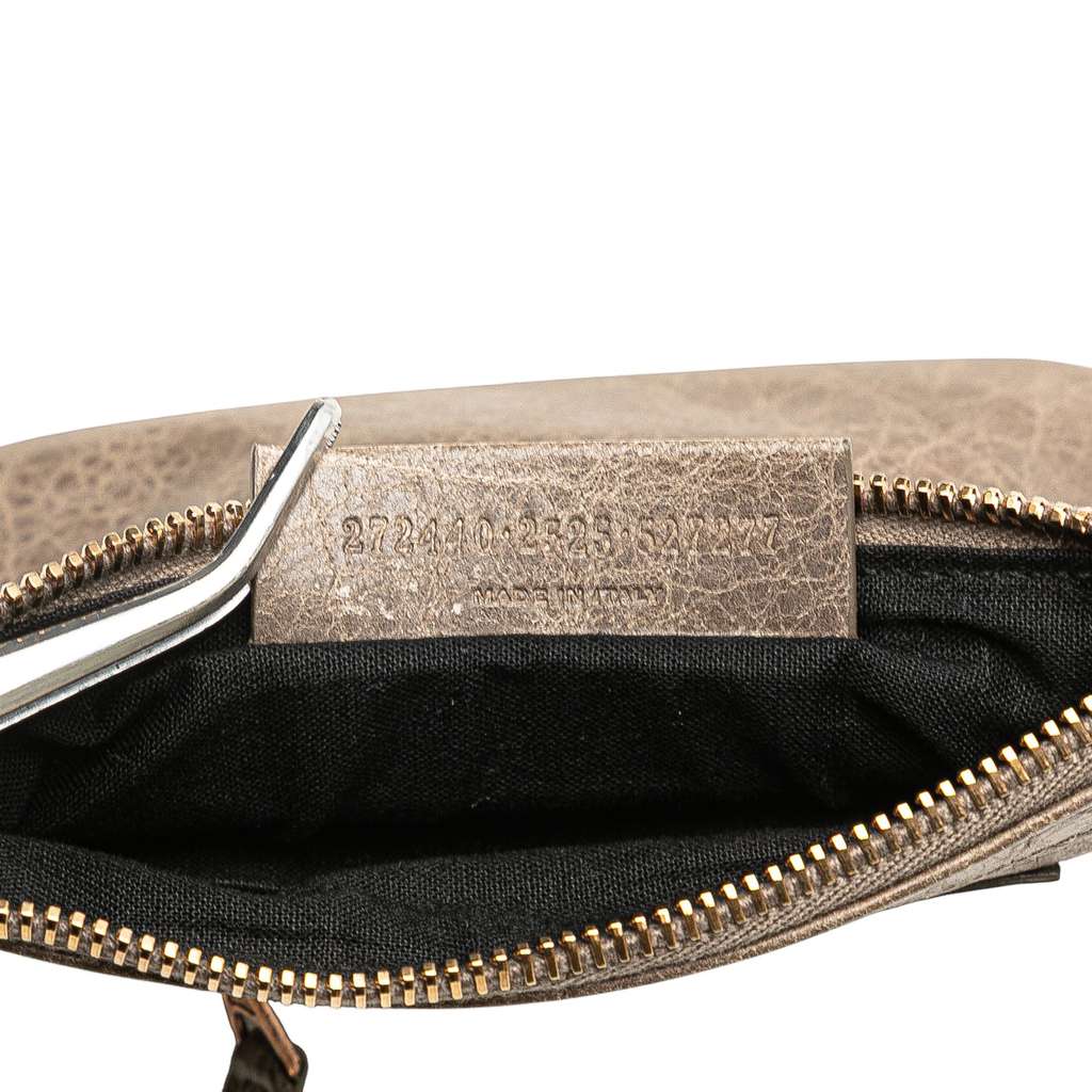 Balenciaga Lambskin Motocross Giant 12 Porte Monnaie Zip Coin Purse - Detail 1