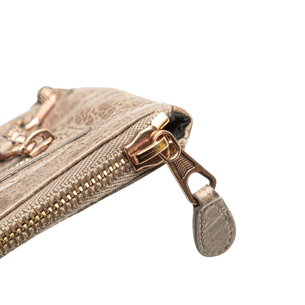 Balenciaga Lambskin Motocross Giant 12 Porte Monnaie Zip Coin Purse - Detail 2