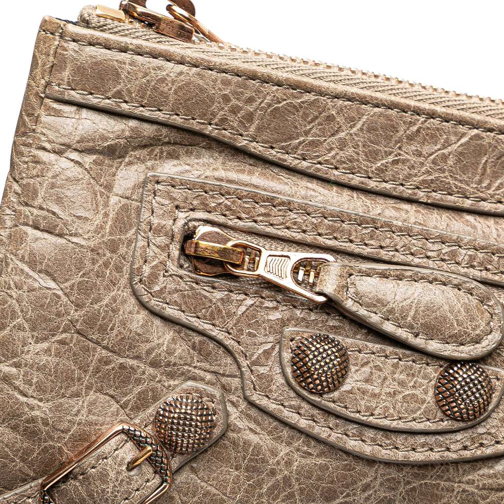 Balenciaga Lambskin Motocross Giant 12 Porte Monnaie Zip Coin Purse - Image 10