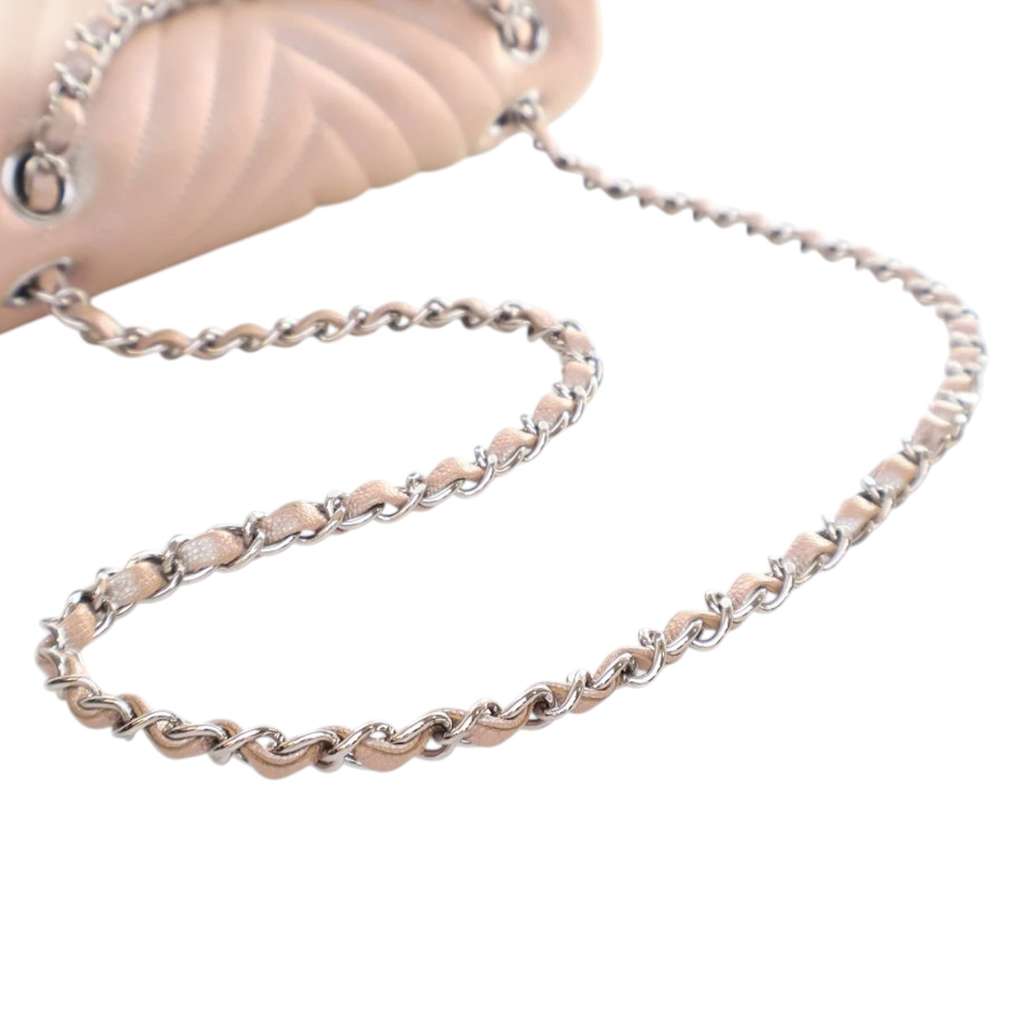 Chanel Medium Classic Chevron Iridescent Caviar Double Flap - Image 13