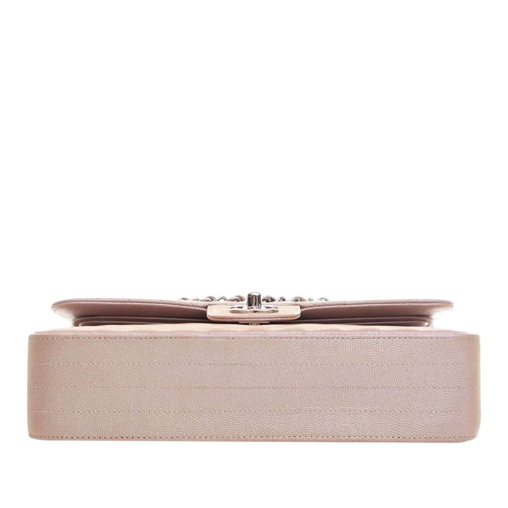 Chanel Medium Classic Chevron Iridescent Caviar Double Flap - 4