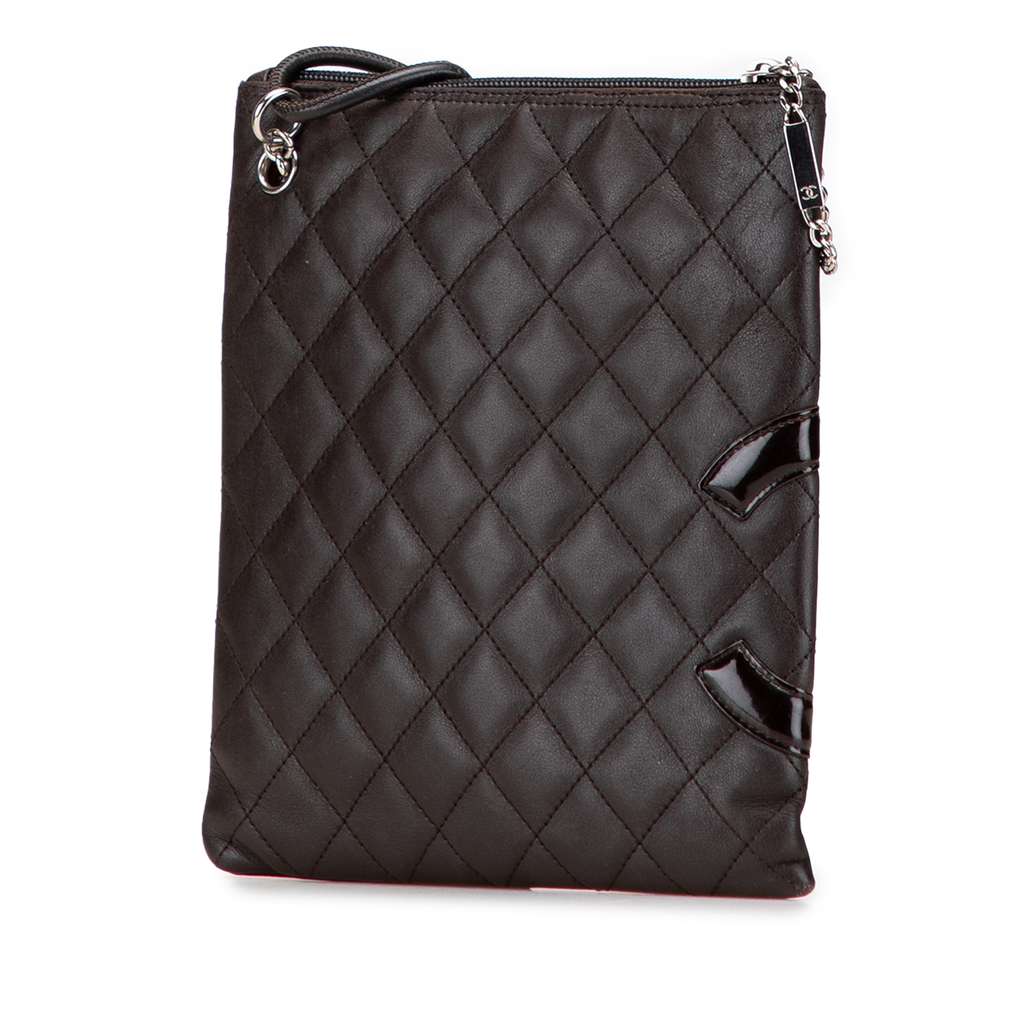 Chanel Quilted Lambskin Cambon Ligne Flat Crossbody - 2