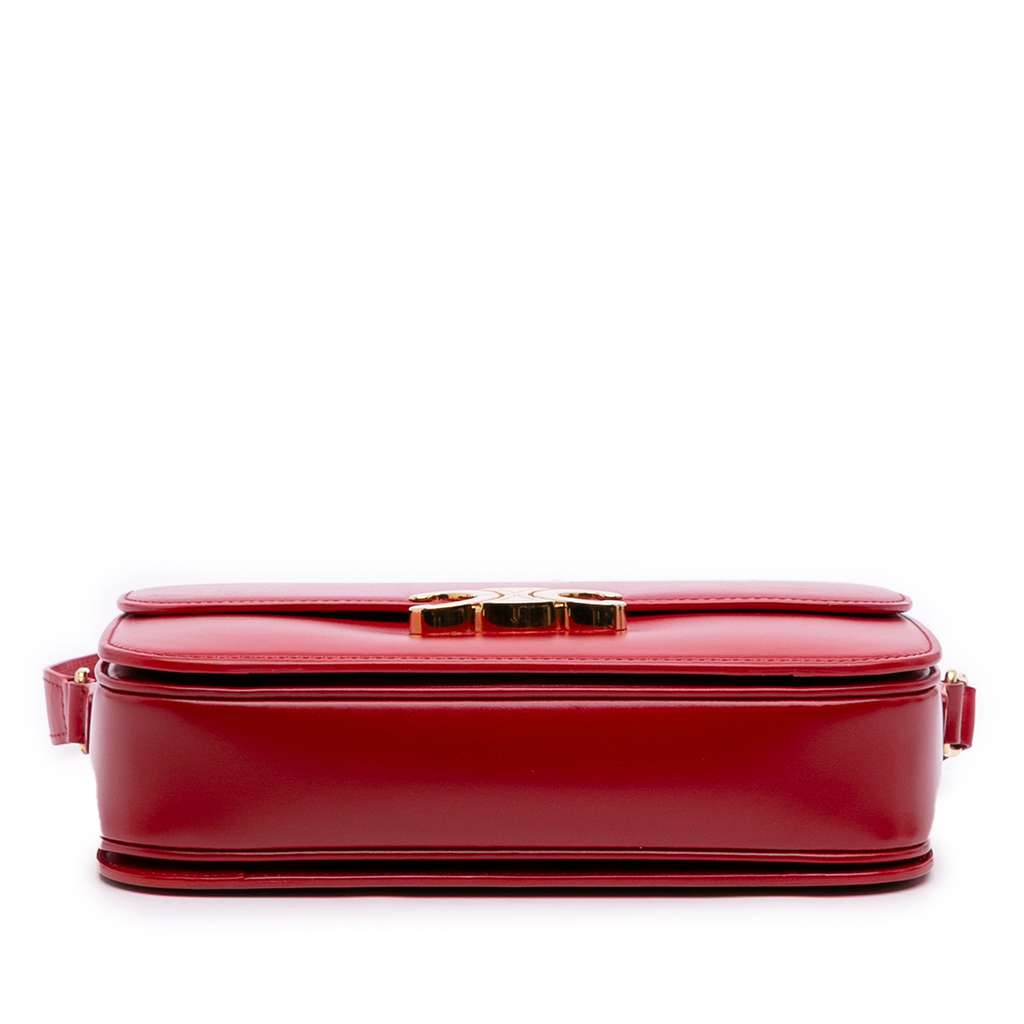 Celine Classique Shiny Calfskin Triomphe Crossbody - Image 6