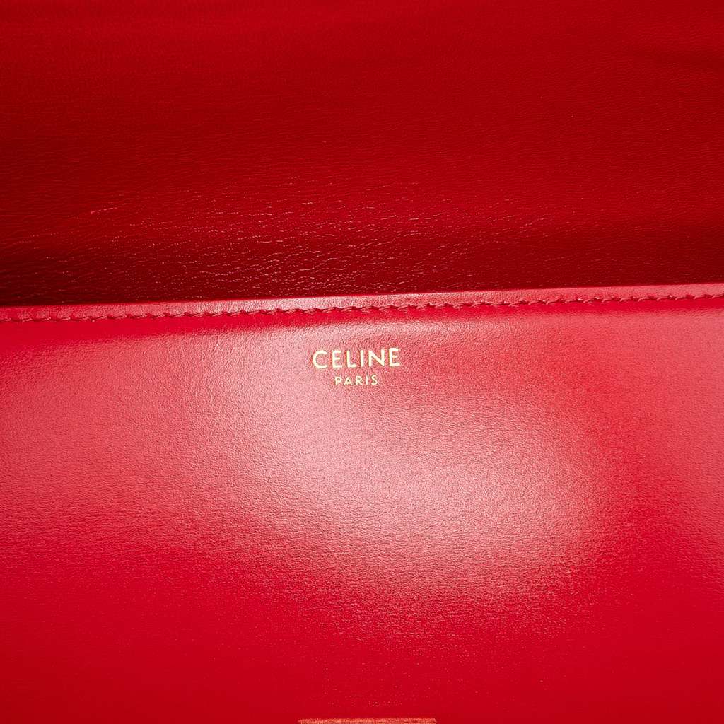 Celine Classique Shiny Calfskin Triomphe Crossbody - Side view