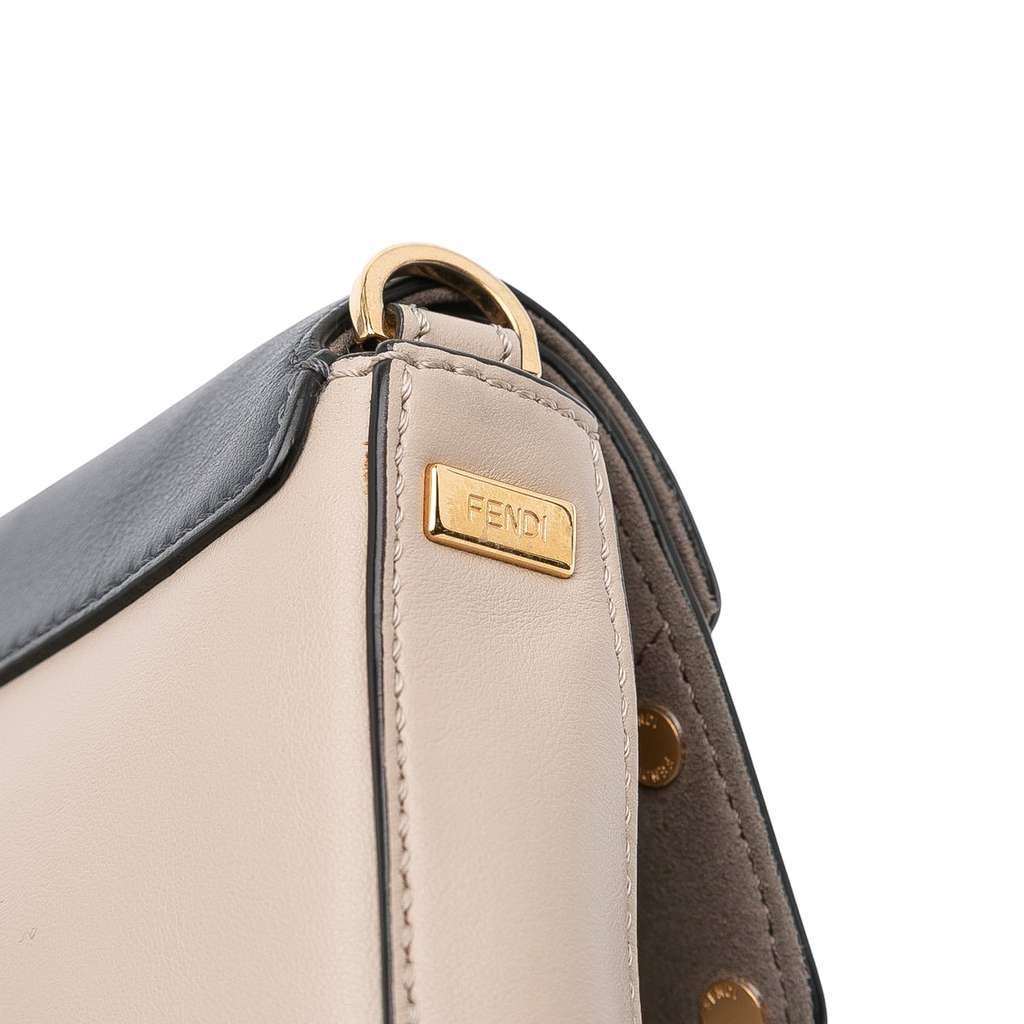 Fendi Medium Calfskin Flip Baguette - Image 13