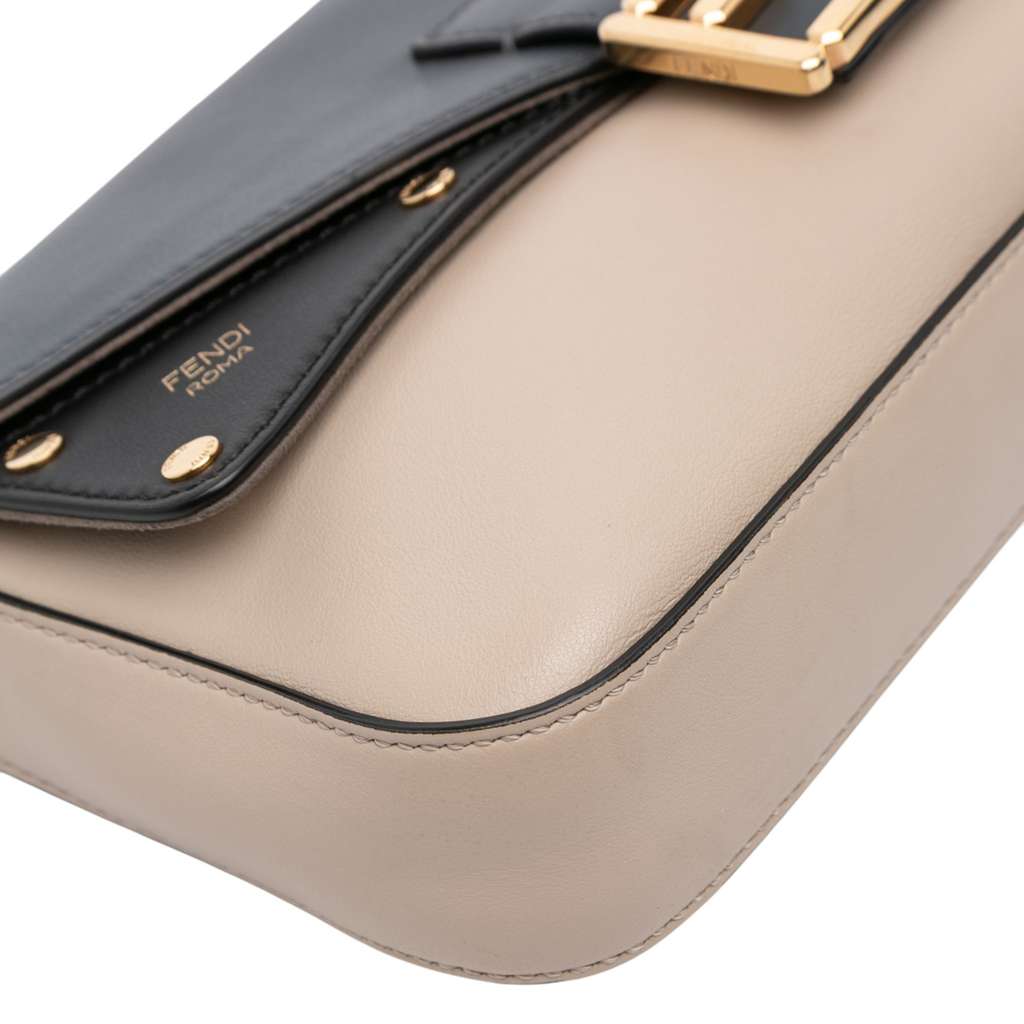 Fendi Medium Calfskin Flip Baguette - Image 10