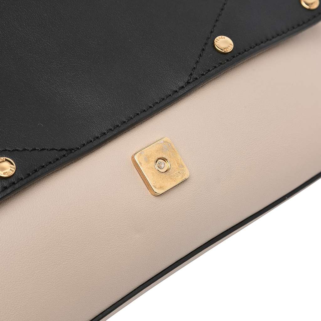 Fendi Medium Calfskin Flip Baguette - Image 12