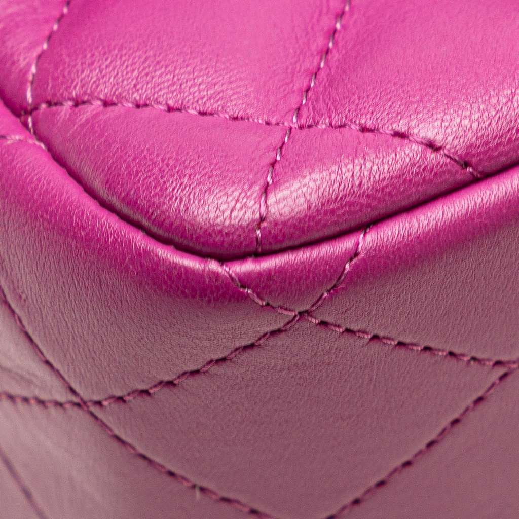 Chanel Mini Square Classic Lambskin Single Flap - Image 11