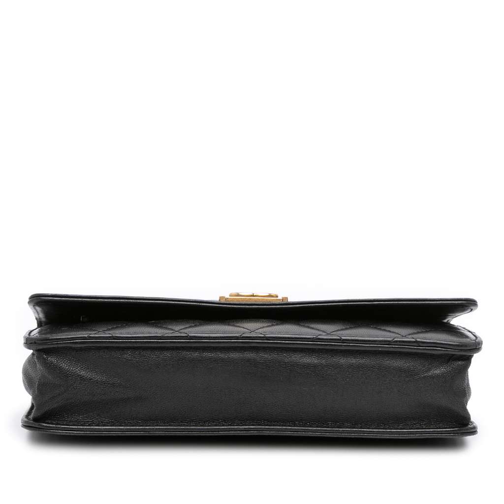 Chanel Quilted Lambskin Boy Wallet On Chain - Image 6