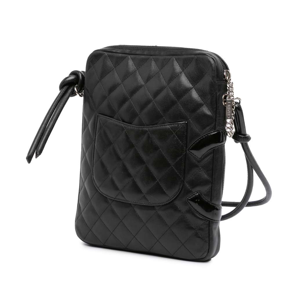 Chanel Lambskin Cambon Ligne Crossbody - Back view