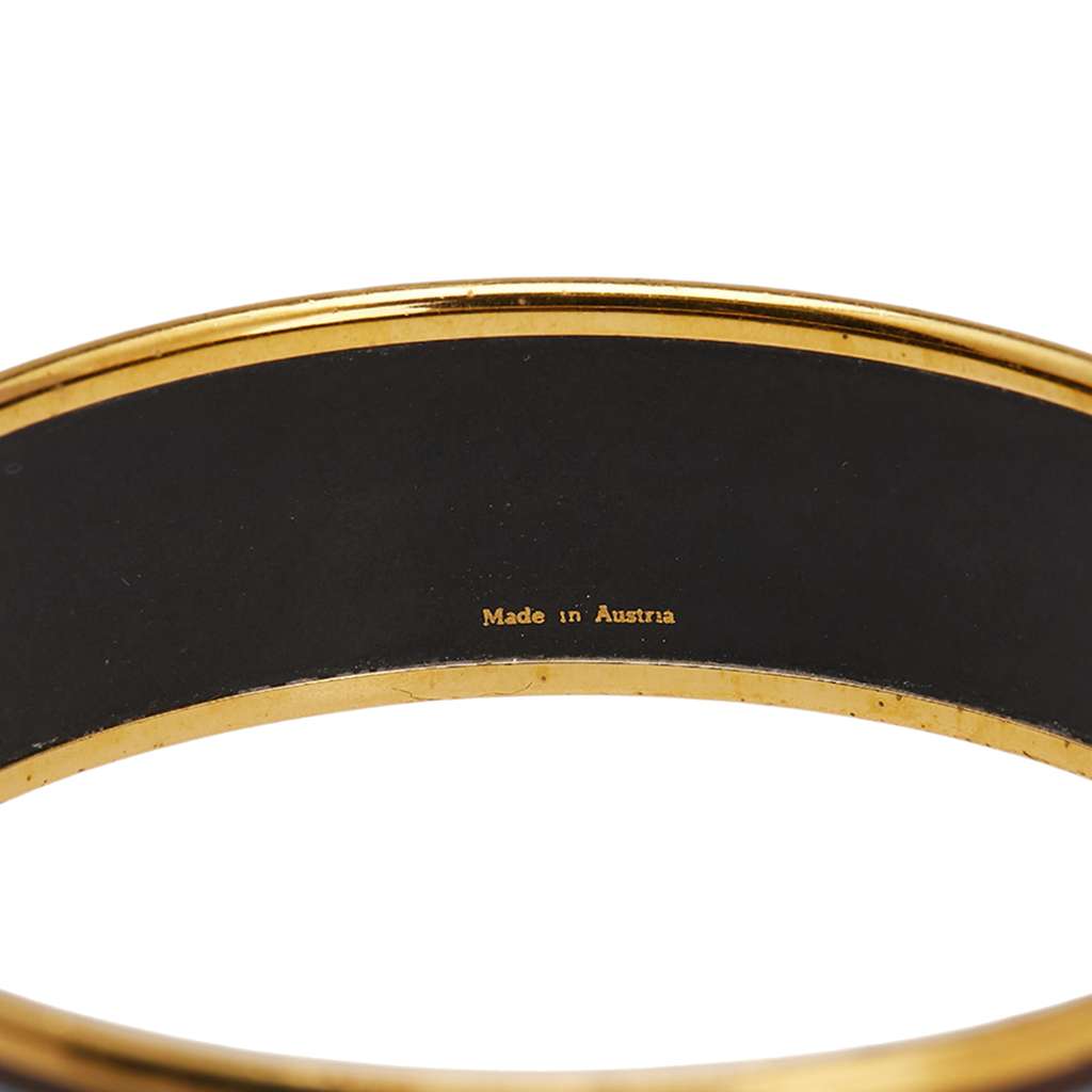 Hermès Wide Horse Enamel Bangle 65 - 4