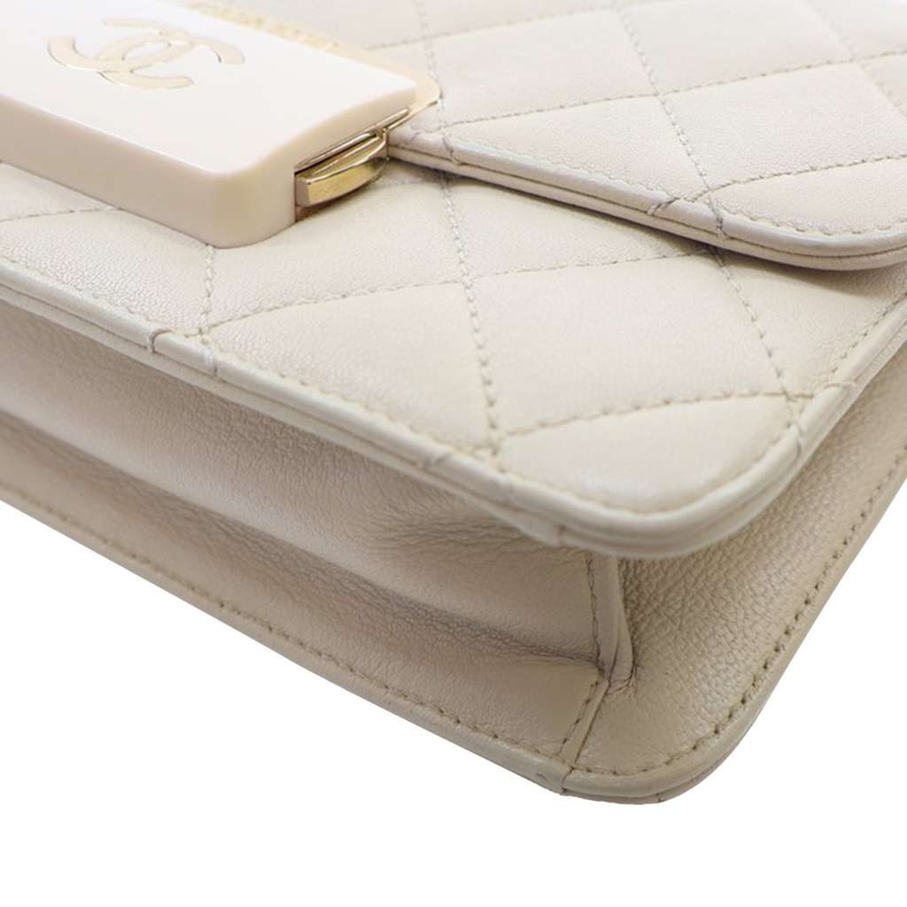Chanel Mini Sheepskin Beauty Lock Flap - Image 10