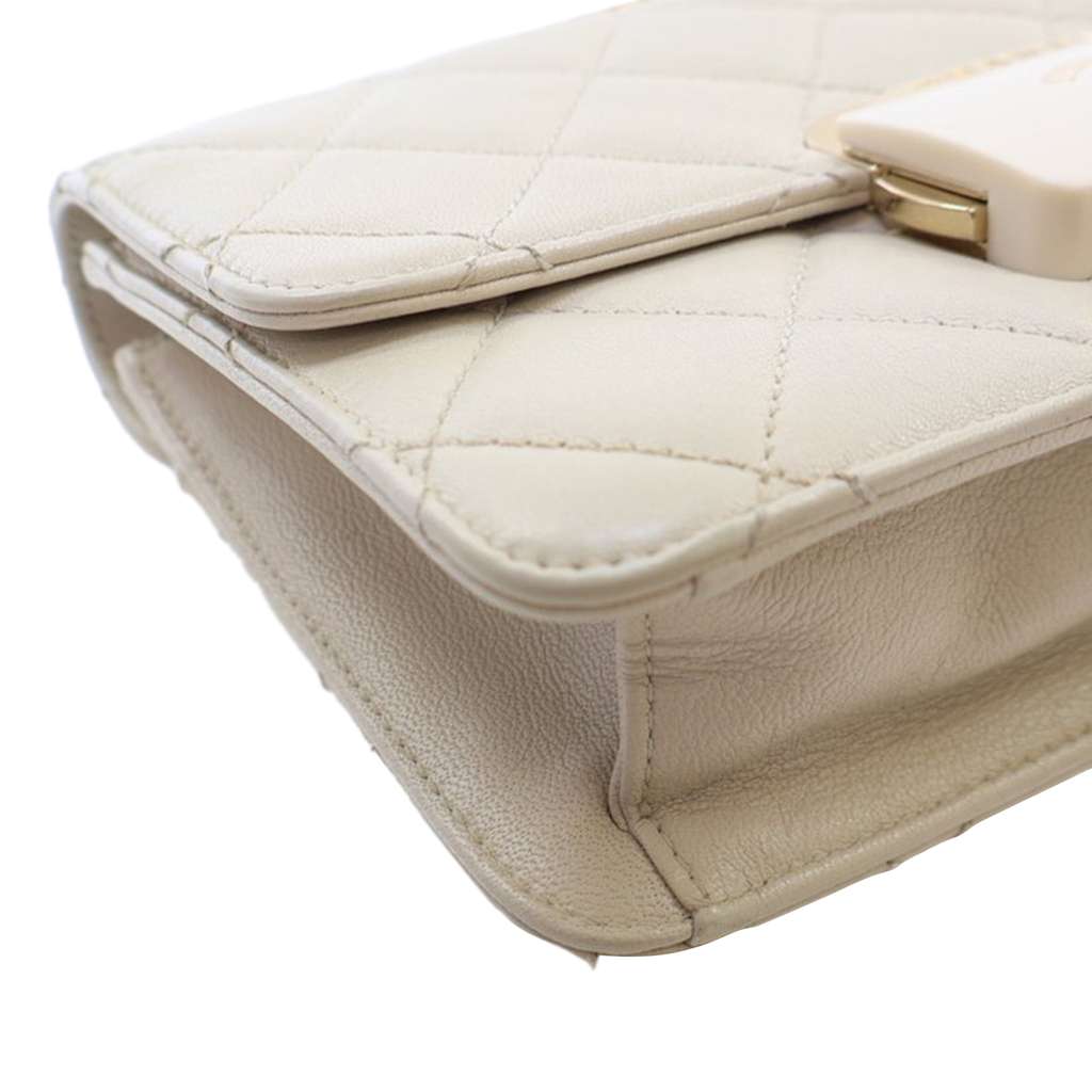 Chanel Mini Sheepskin Beauty Lock Flap - Image 11